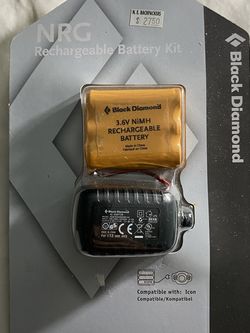 Black Diamond NRG Rechargeable Battery Kit Brand New