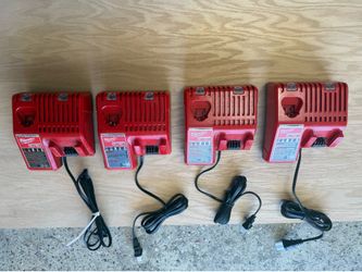 Milwaukee Dual M18/M12 and Single M12 Chargers