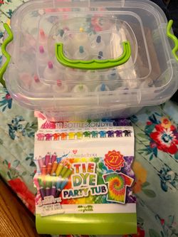 CreateBasics Tie Dye Party Tub Kit