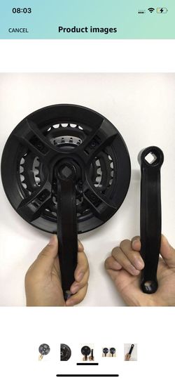 Brand New 170mm Crank Arm MTB Crankset 42/34/24T 7 8 9 Speed Mountain Bike Chainset