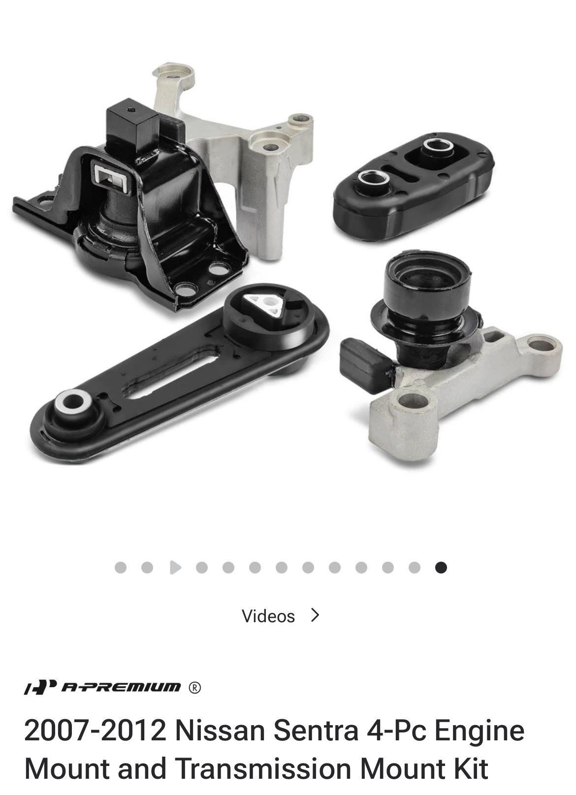 Motor Mounts Nissan Sentra 2.0L 2007/12