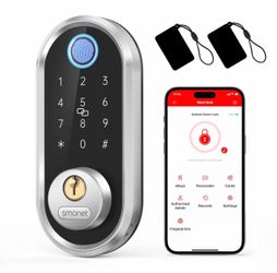 Smonet Smart Door Lock fingerprint with Keypad