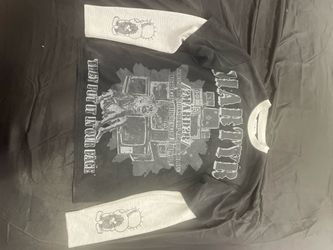 Black Graphic Long Sleeve T-Shirt