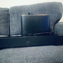 Polk sound bar W/subwolfer