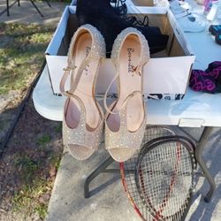 Gold SHOES