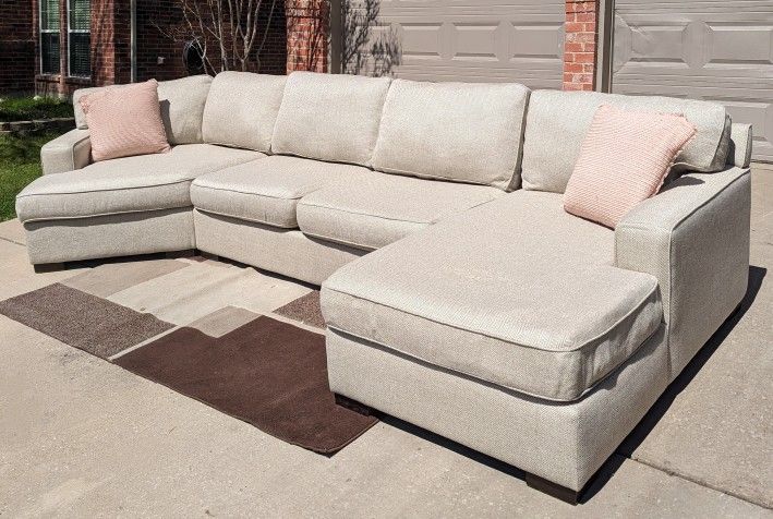 Large NFM Sectional Couch W/ Cuddler, DELIVERY AVAILABLE!!