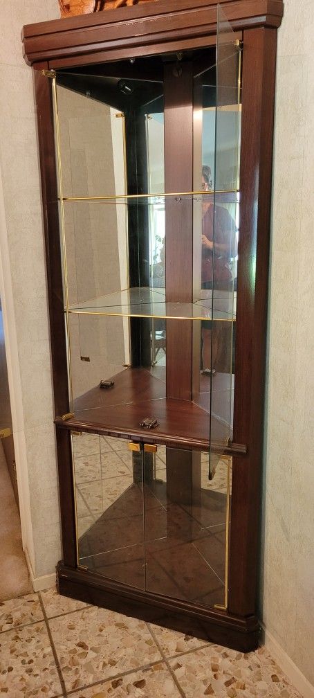 Corner Curio Cabinet