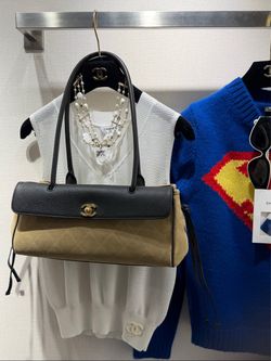 O'Tane 26A New Suede Baguette Shopping Bag
