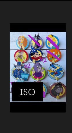 Disney pins (ISO only. NFS)