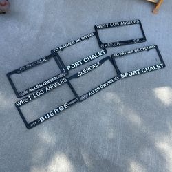Old License Plate Cover