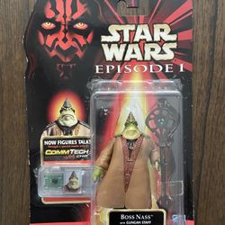 Star Wars 1998 Phantom Menace Boss Nass Figure