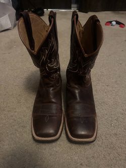 Brown Leather Western Cowboy Boots