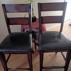 Tall Wooden Chairs
