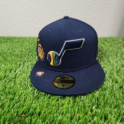 New Era NBA Utah Jazz 59FIFTY Fitted Hat Size 8  New 