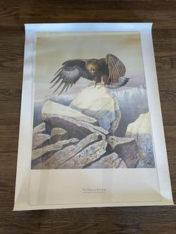 Golden Eagle “Power of Freedom” Print 36x24 – NRA Edition – Large Wall Art