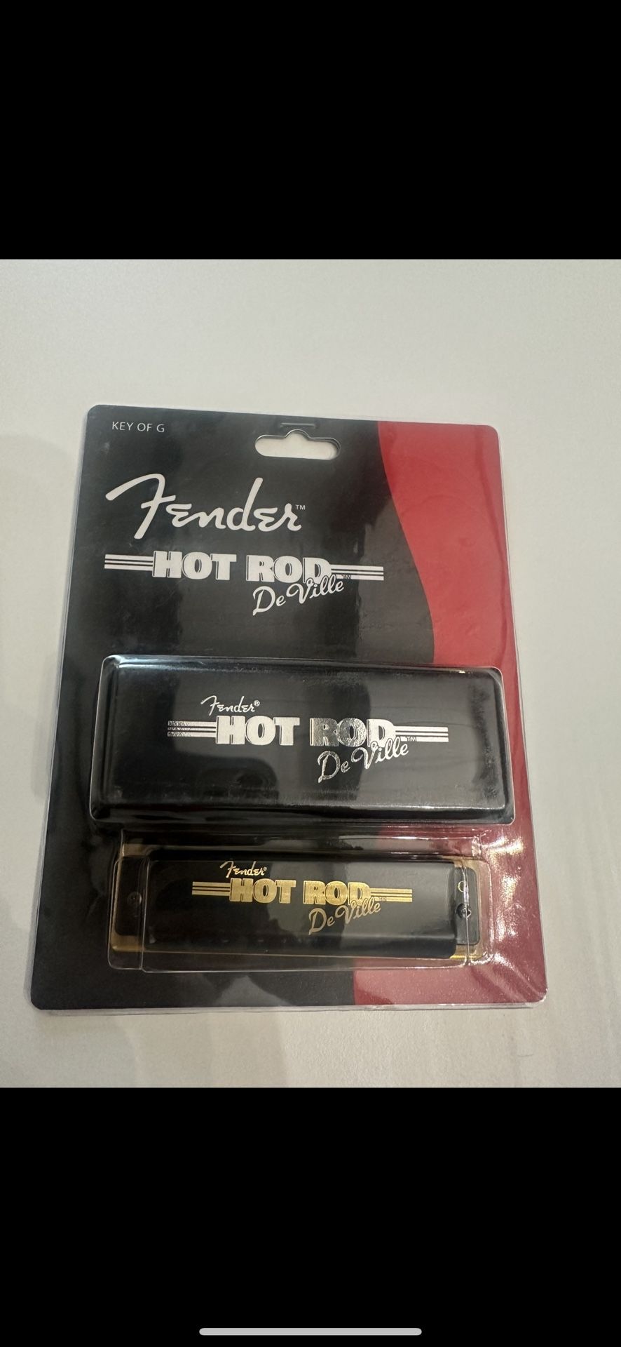 FENDER HARMONICA KEY OF G OR F - NEW 10$