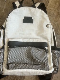 Original Steve Madden Full-Size Backpack - Cream/Black