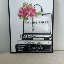 Vogue Fashion Canvas Wall art 