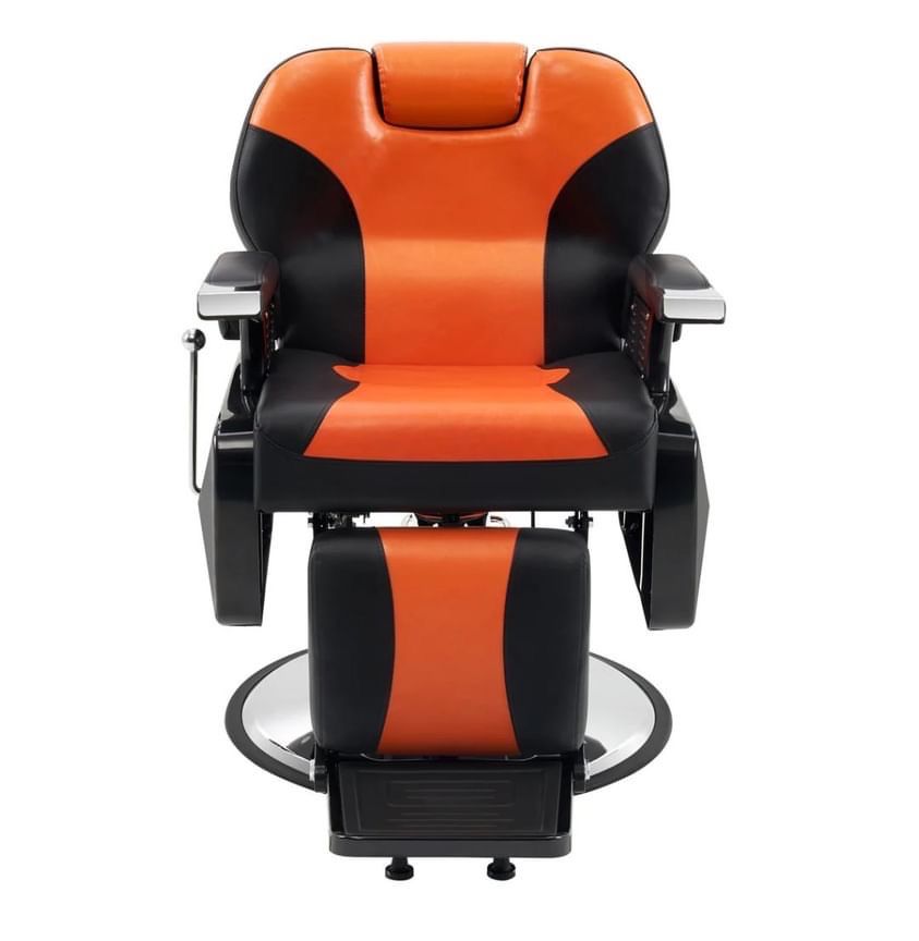 Black And Orange Salon Chairs