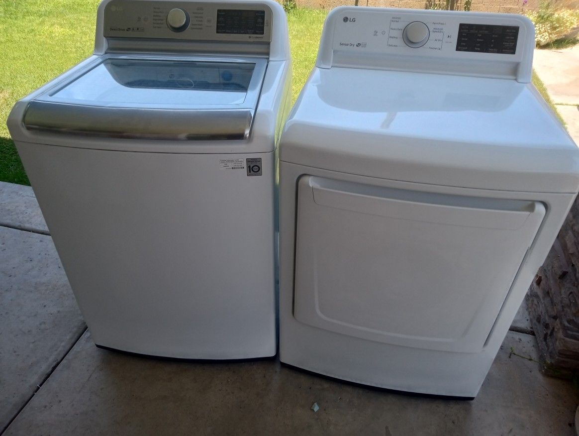 LG Washer And Electric Dryer