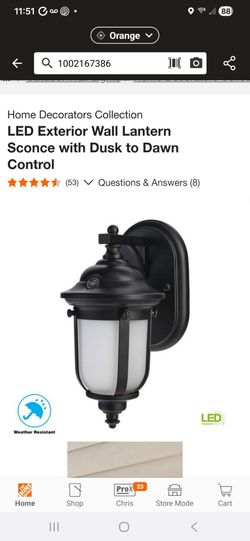 New LED outdoor light