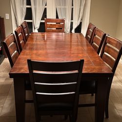Large Wooden Kitchen Table
