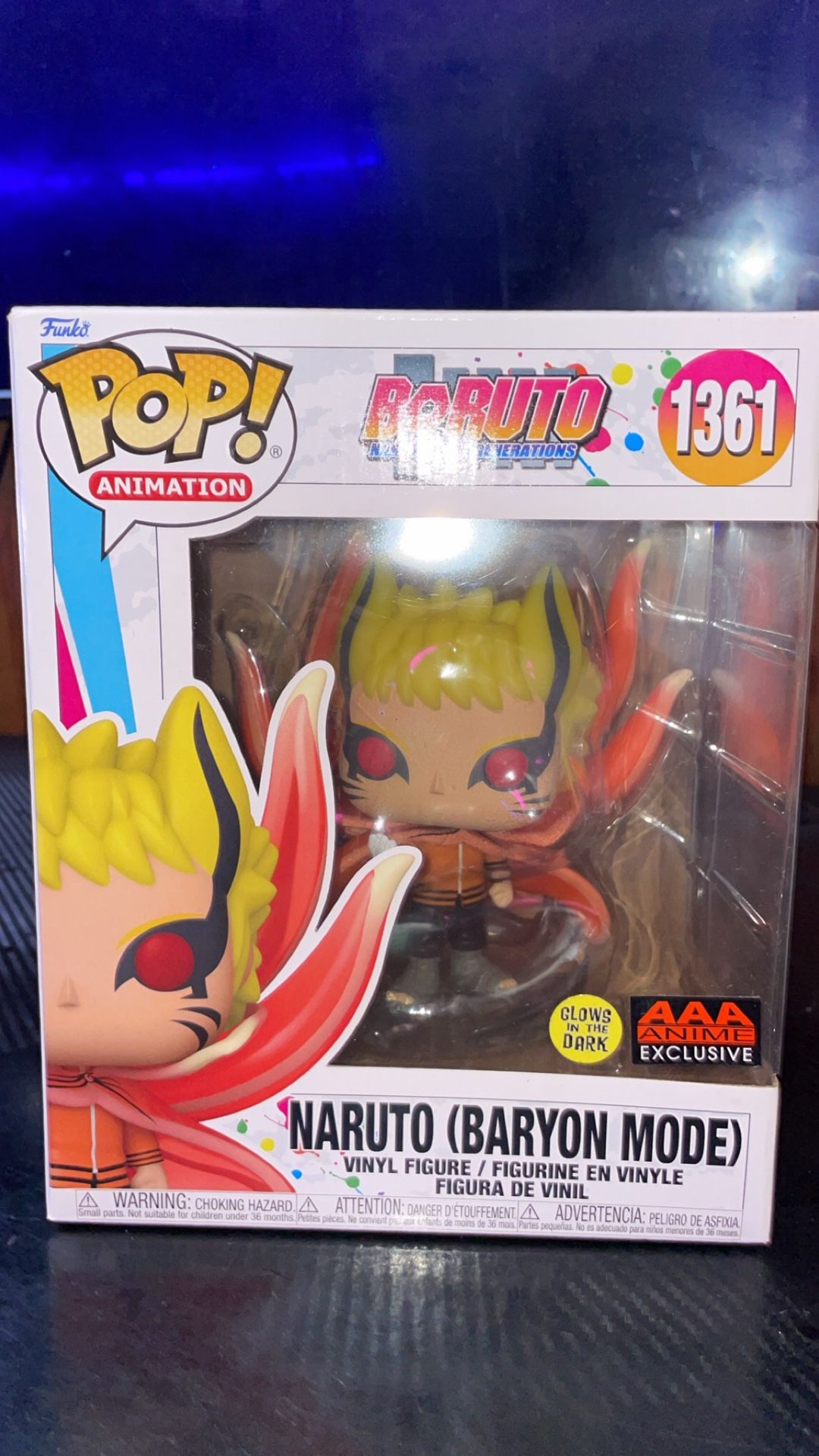 Naruto Baryon Mode Glow In The Dark Funko