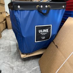 ULINE Vinyl Basket Truck - 6 Bushel