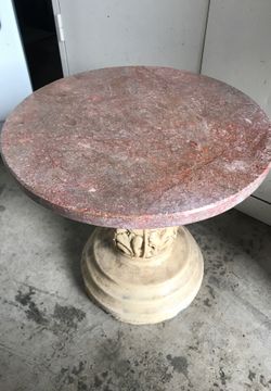 little stand. Grannite top.