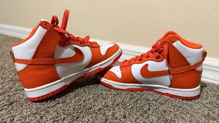 Nike Dunk Orange/White  Size 5.5Y/ W US 7