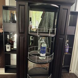 Lockable Standing Bar  Cabinet