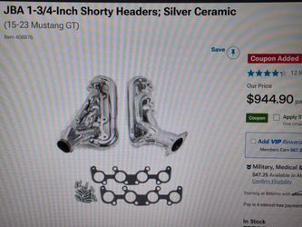 JBA Short Headers for Mustang GT brand new