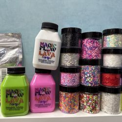 Snowglobe Lava And Glitter