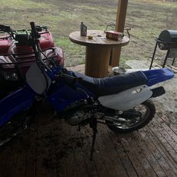 Dirt Bike 125cc Yamaha Blue