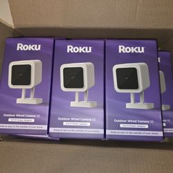 Roku Outdoor Wired Security Camera 