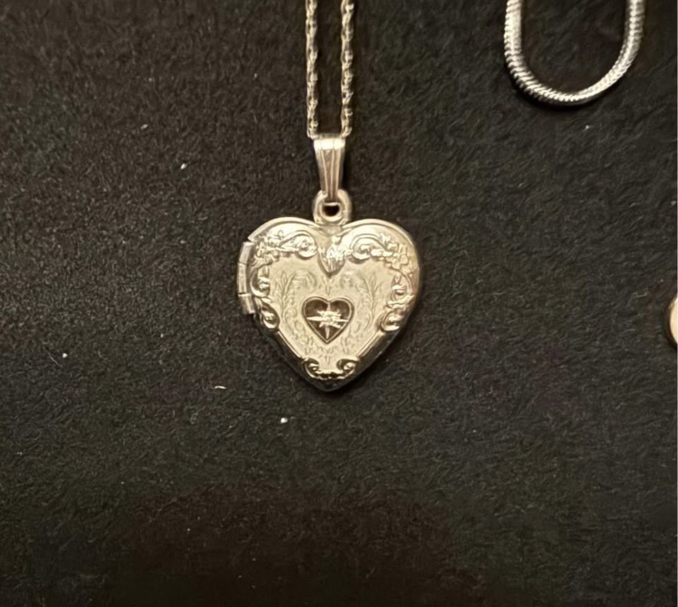Sterling Silver Necklace Locket