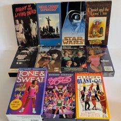VHS Bundle Of 12