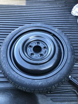 Kia Soul spare tire and wheel donut type