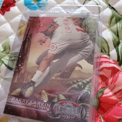 Barry Larkin 1997 Fleer Metal Universe 1997 Fleer Baseball Cards 