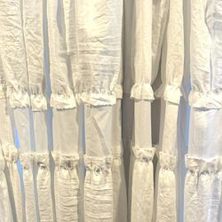 OEKO - TEX Standard 100   WHITE CURTAINS 