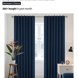 Two Sets (4 Curtains Total ) Blacked Out Curtains 