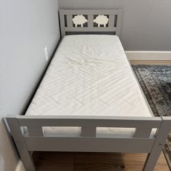 IKEA Junior “Kritter” Bed With Slatted Base And Mattress