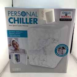 Personal Chiller Mini Space Cooler/Warmer – Marble Design Mini Fridge