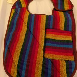 New Handcrafted Baby Bib With Pocket