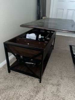 Lift-Top Coffee Table with Storage