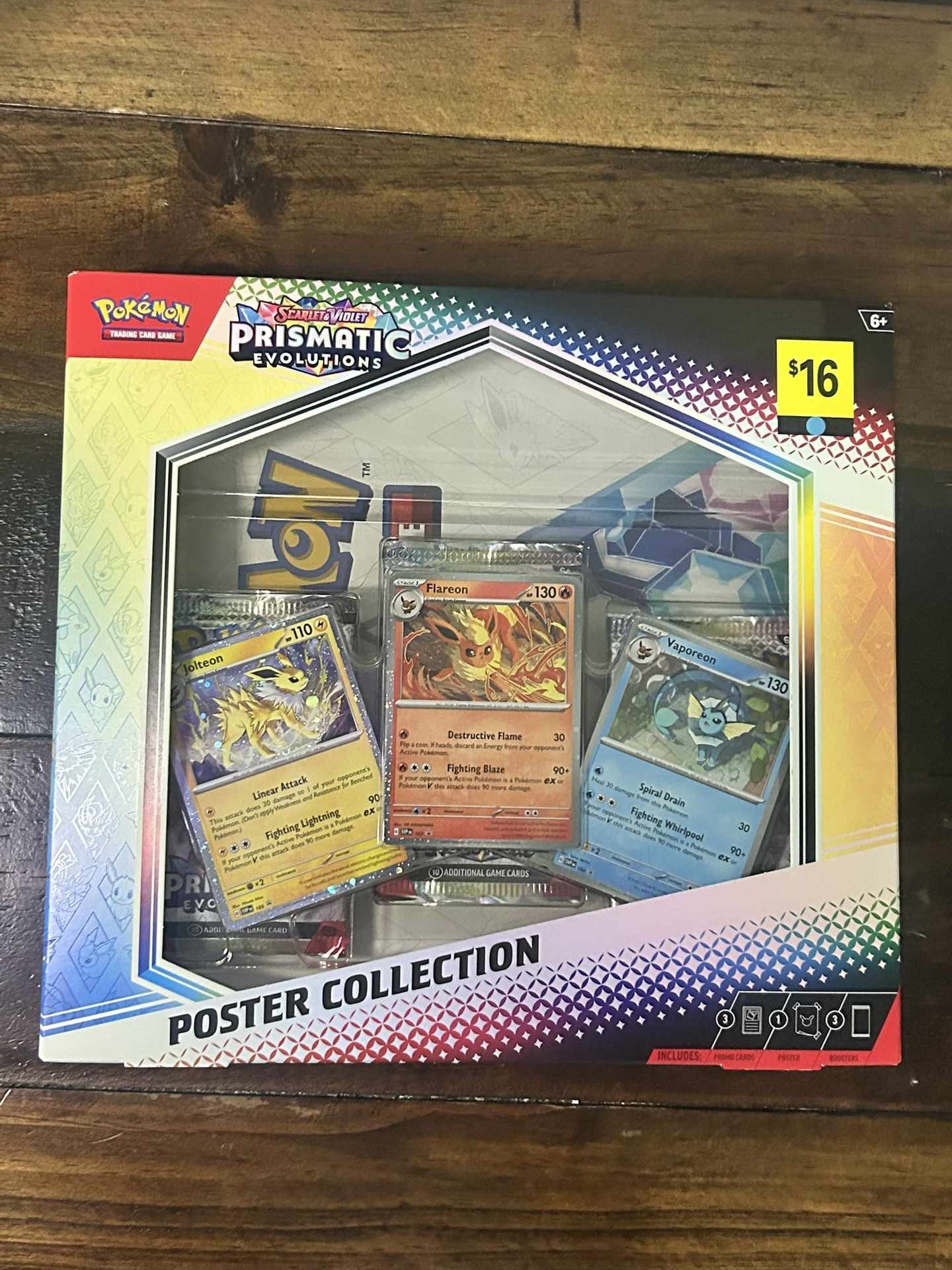 Pokemon TCG: Scarlet & Violet Prismatic Evolutions Poster Collection Box