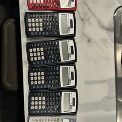 6 TI-30 Calculators