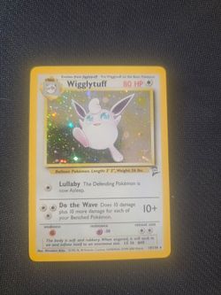 NM Wigglytuff - 19/130 - Holo Rare - Base Set 2 - Pokemon Card