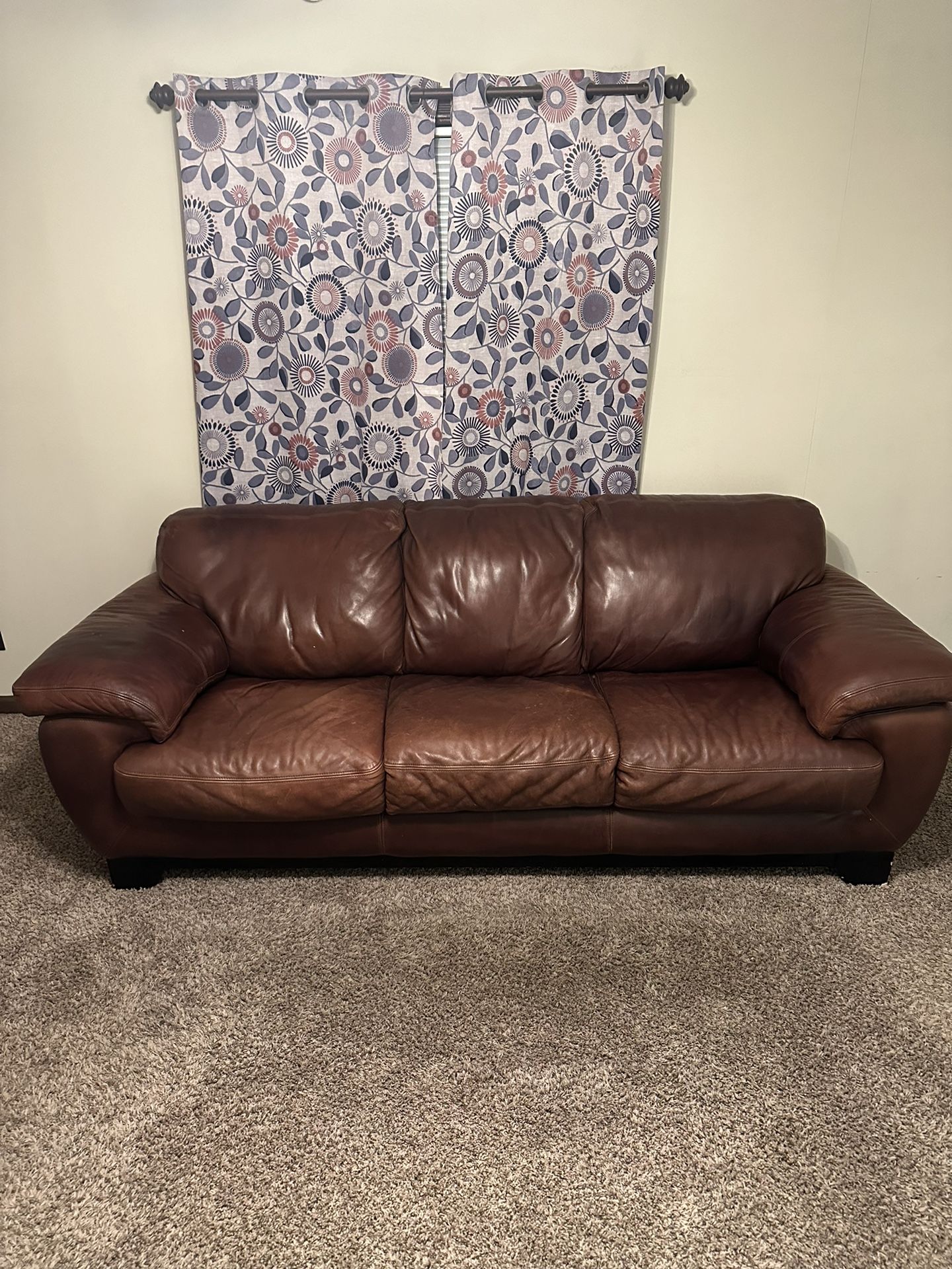 Nice Leather Couch 