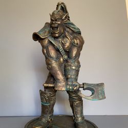 World Of Warcraft Durotan Resin Kit Faux Bronze Painted